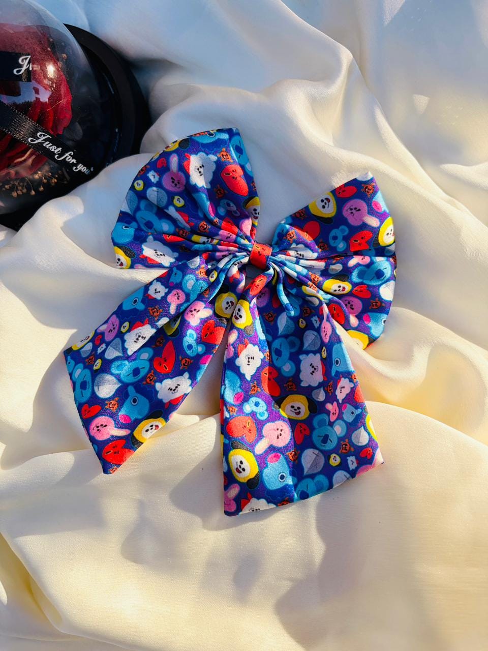 BT21 Hair Bow, K-Pop Cartoon Character Clip, kawaii style, Anime Fan Gift