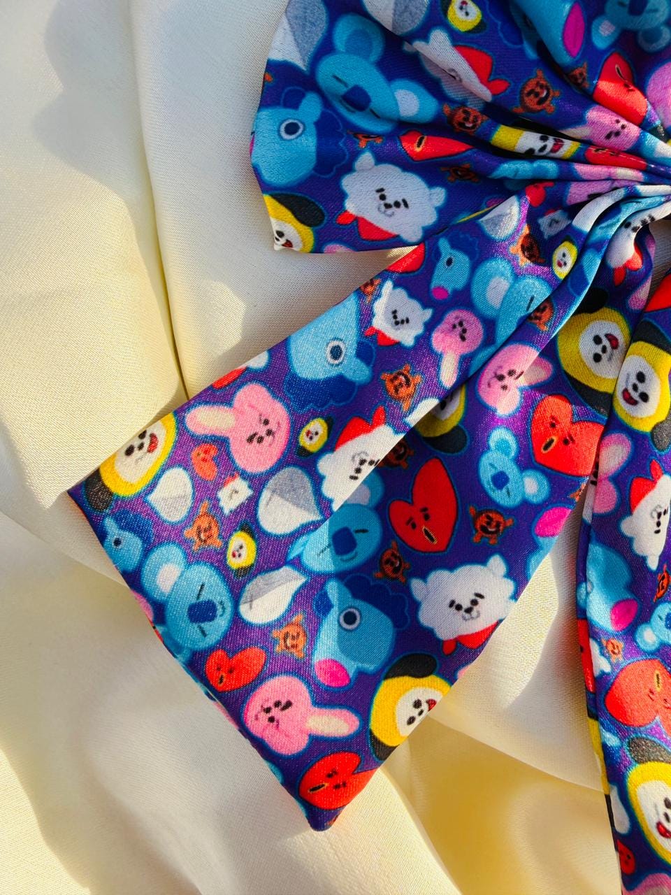 BT21 Hair Bow, K-Pop Cartoon Character Clip, kawaii style, Anime Fan Gift