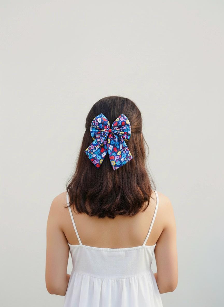 BT21 Hair Bow, K-Pop Cartoon Character Clip, kawaii style, Anime Fan Gift